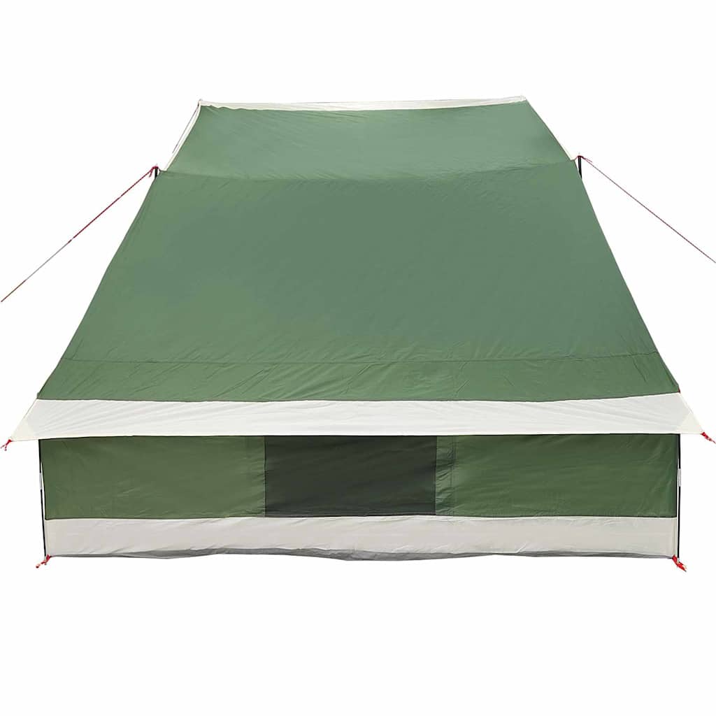 vidaXL Namiot campingowy z dachem Zielony 223 x 163 x 130 cm tafta