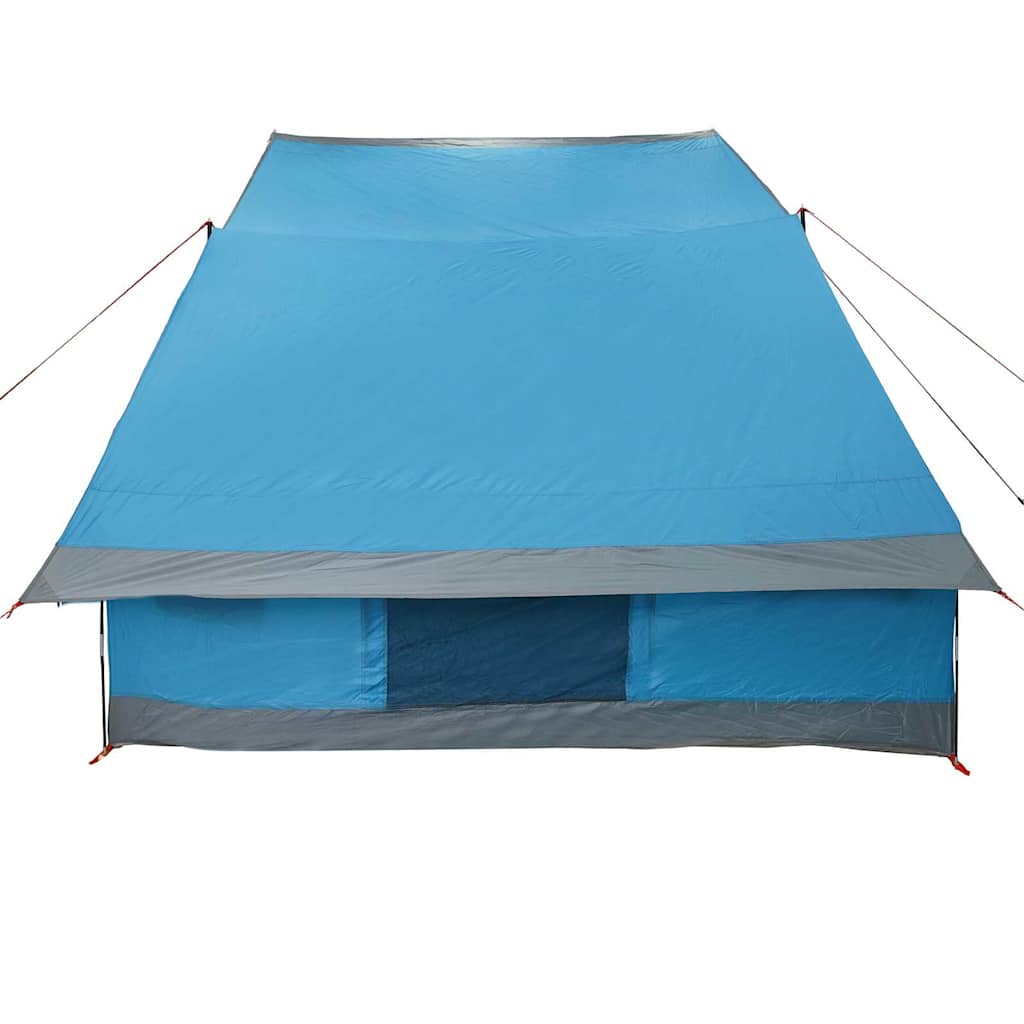 vidaXL Namiot campingowy z dachem Niebieski 223 x 163 x 130 cm tafta