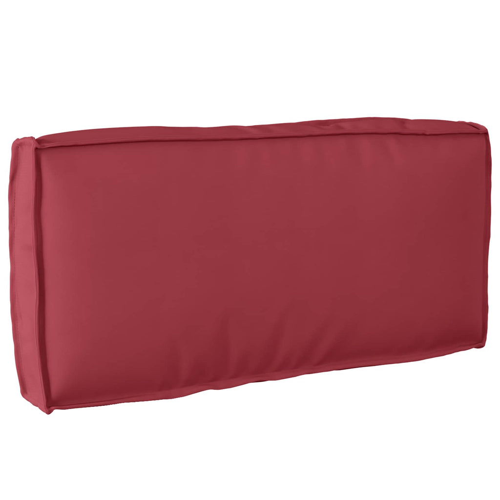 vidaXL Zestaw poduszek na paletę 2 pcs Czarny Materiał Oxford