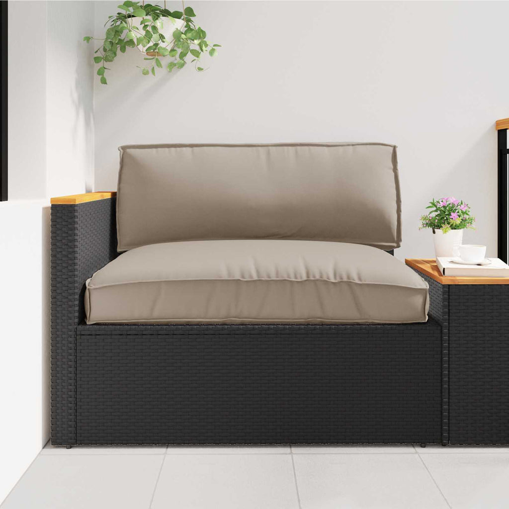 vidaXL Zestaw poduszek na paletę 2 pcs Ciemnoszary Materiał Oxford
