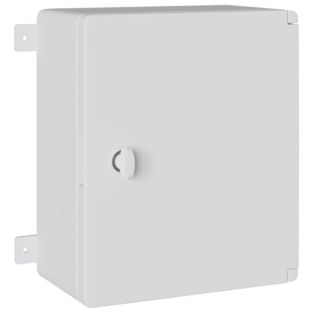 vidaXL Szafka sterownicza Szary 37 x 16,5 x 35 cm Plastik ABS