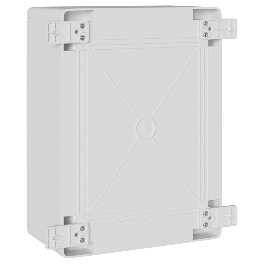 vidaXL Szafka sterownicza Szary 37 x 16,5 x 40 cm Plastik ABS