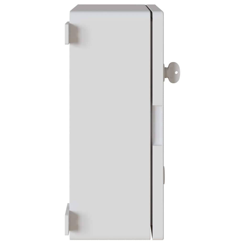 vidaXL Szafka sterownicza Szary 37 x 16,5 x 40 cm Plastik ABS