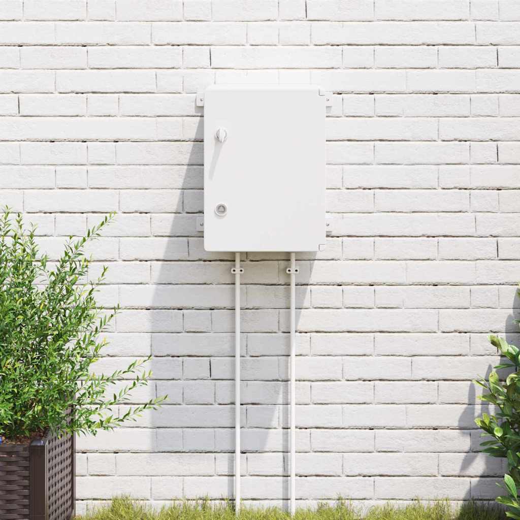 vidaXL Szafka sterownicza Szary 37 x 19,5 x 40 cm Plastik ABS