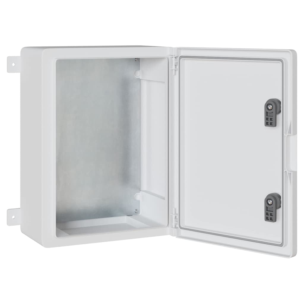 vidaXL Szafka sterownicza Szary 37 x 19,5 x 40 cm Plastik ABS