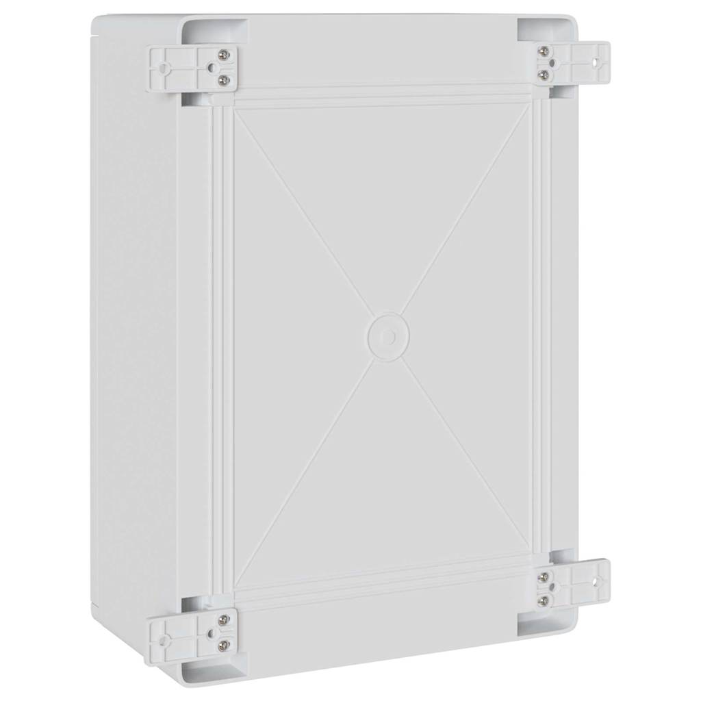 vidaXL Szafka sterownicza Szary 42 x 19,5 x 50 cm Plastik ABS