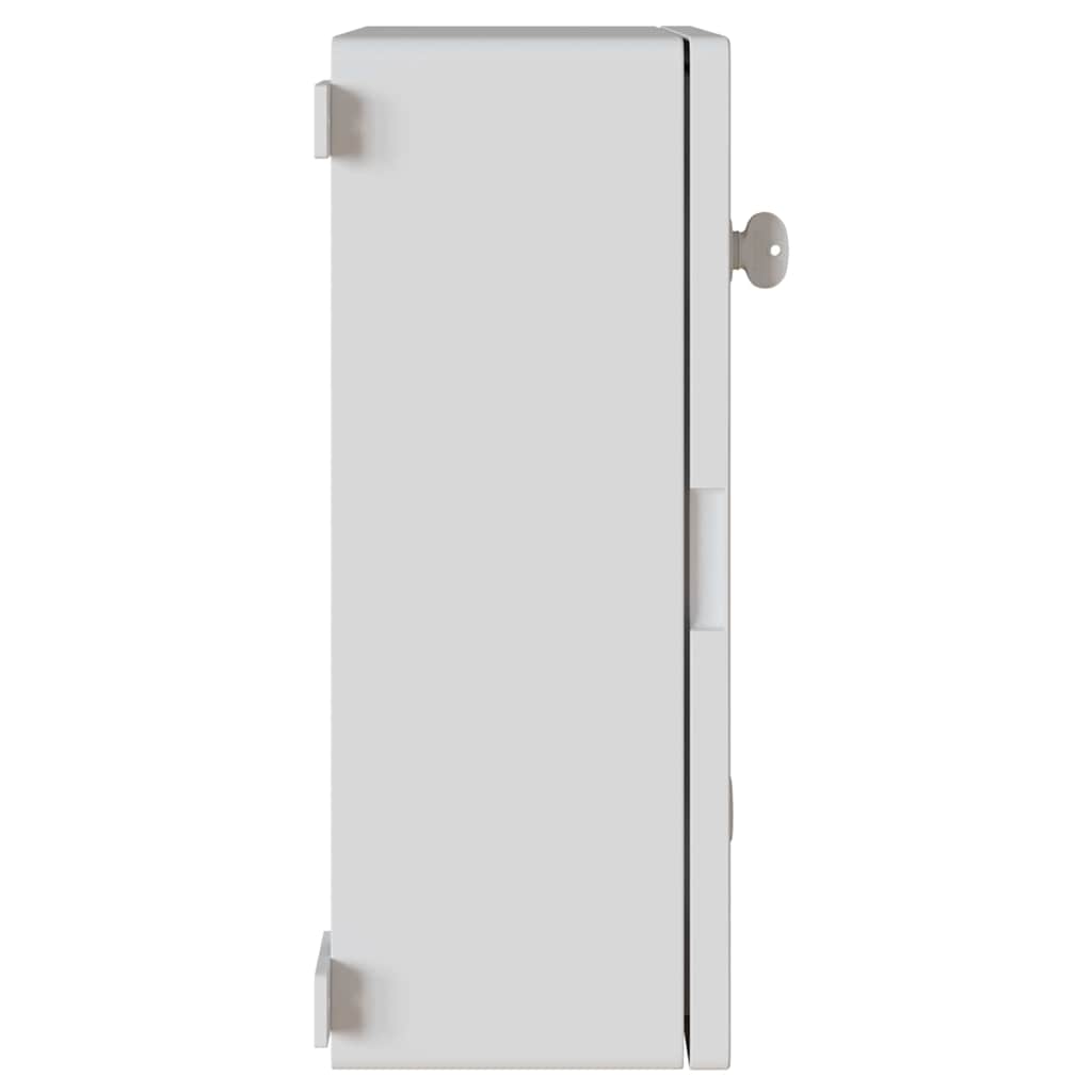 vidaXL Szafka sterownicza Szary 42 x 19,5 x 50 cm Plastik ABS