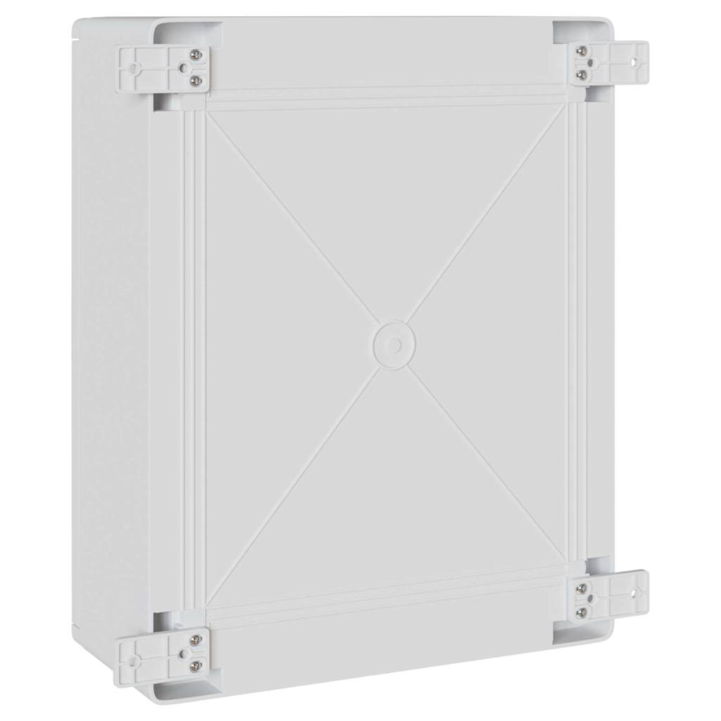 vidaXL Szafka sterownicza Szary 47 x 17,5 x 50 cm Plastik ABS