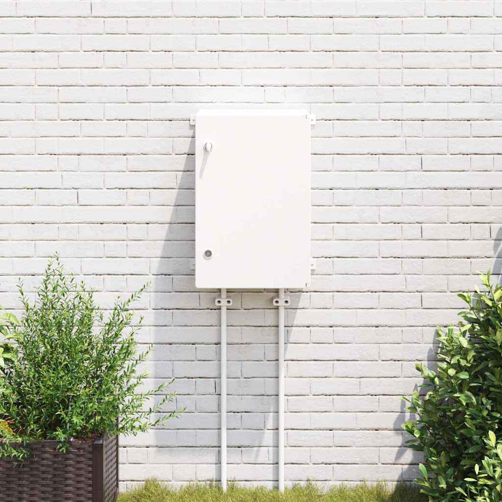 vidaXL Szafka sterownicza Szary 47 x 20 x 50 cm Plastik ABS
