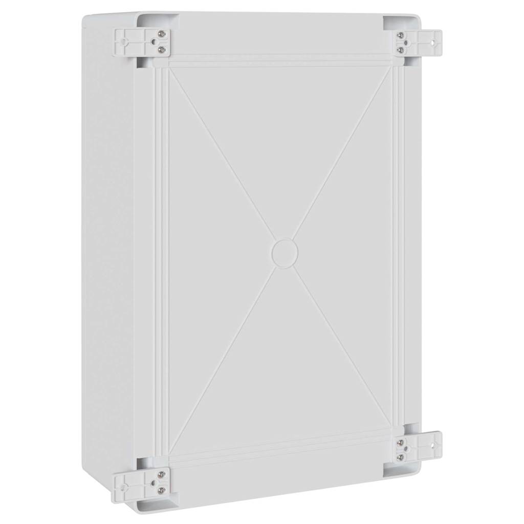 vidaXL Szafka sterownicza Szary 47 x 20 x 50 cm Plastik ABS