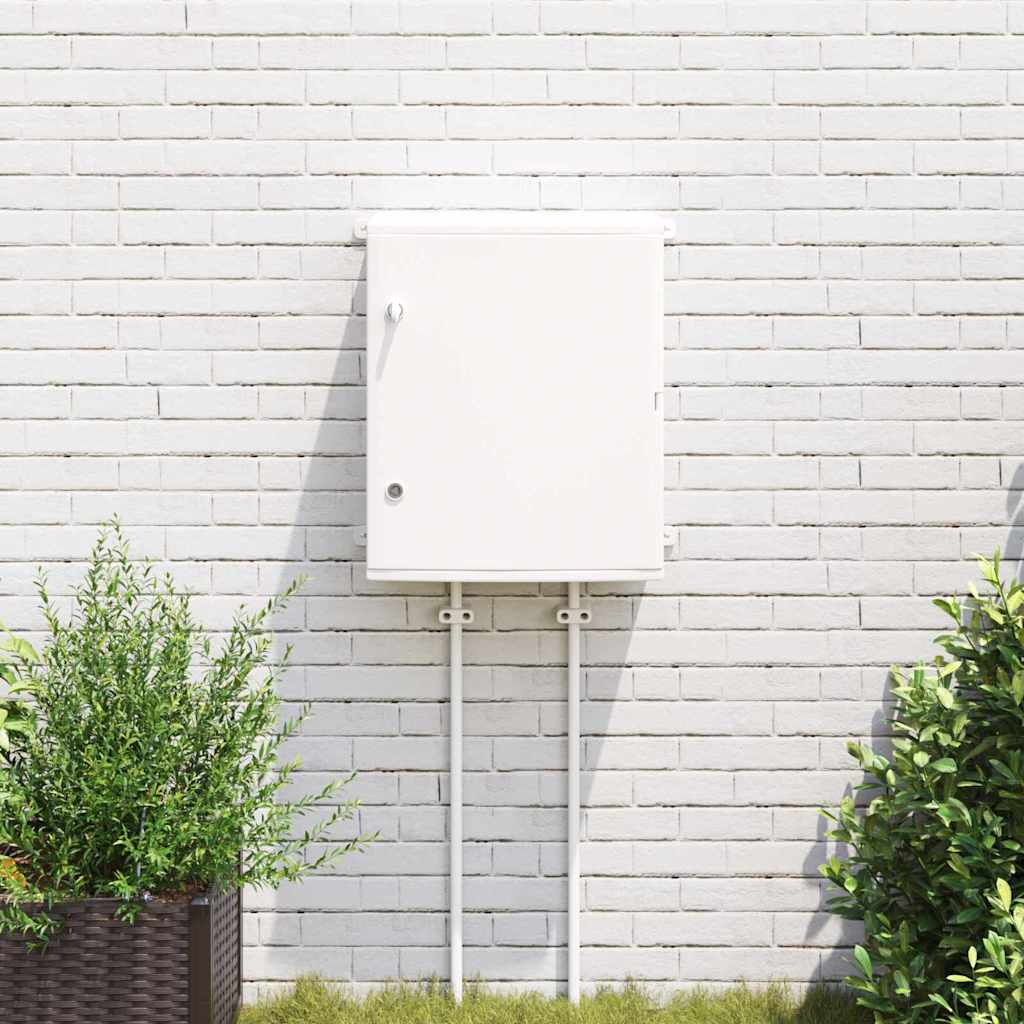 vidaXL Szafka sterownicza Szary 57 x 23 x 60 cm Plastik ABS