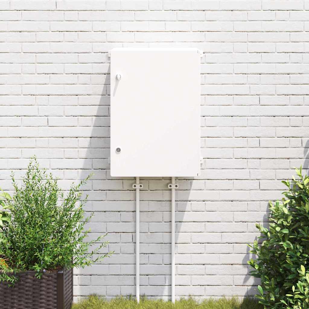 vidaXL Szafka sterownicza Szary 57 x 24,5 x 70 cm Plastik ABS