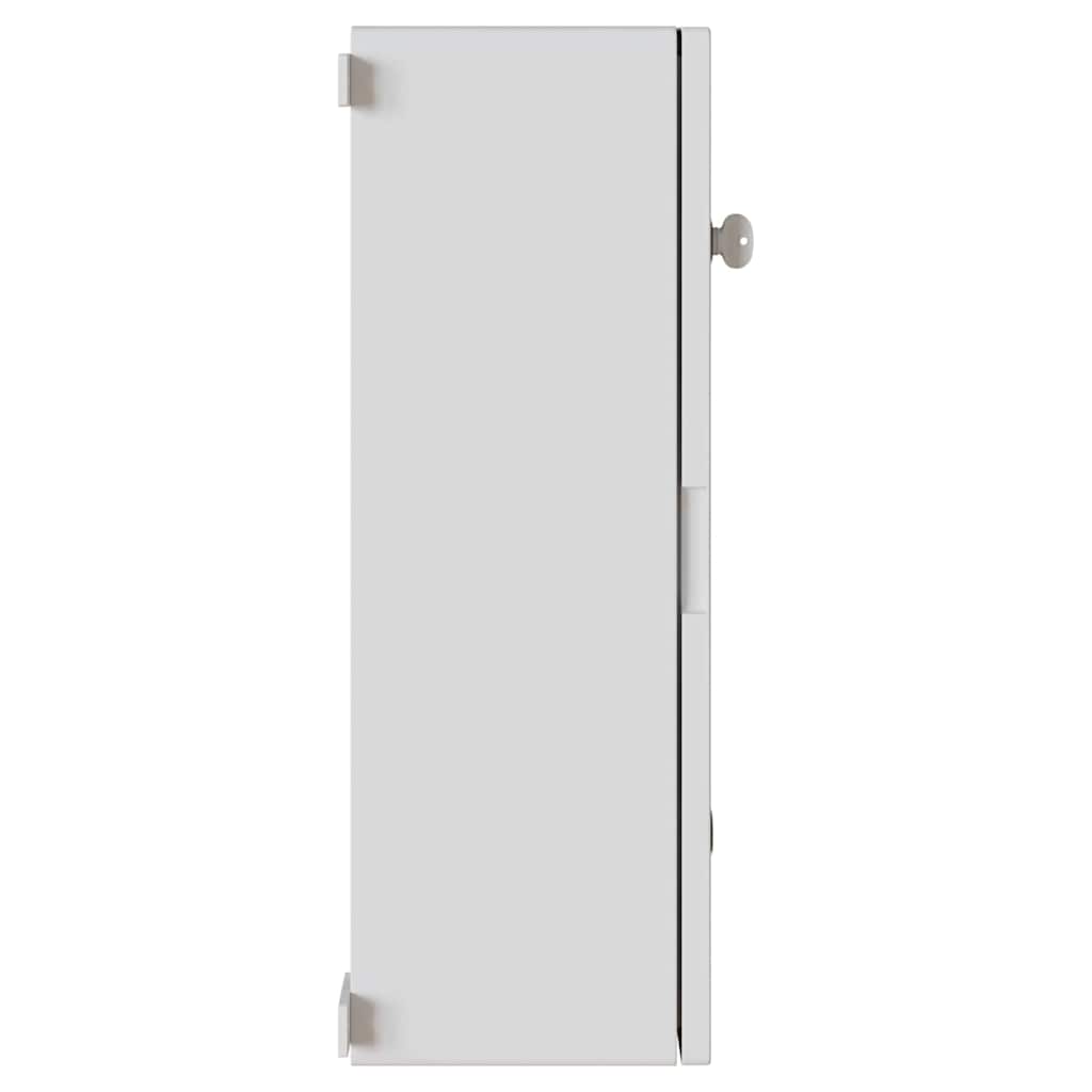 vidaXL Szafka sterownicza Szary 57 x 24,5 x 70 cm Plastik ABS