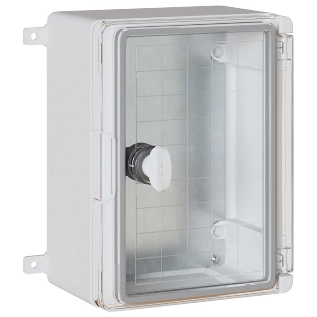 vidaXL Szafka sterownicza Szary 25 x 13 x 24 cm Plastik ABS