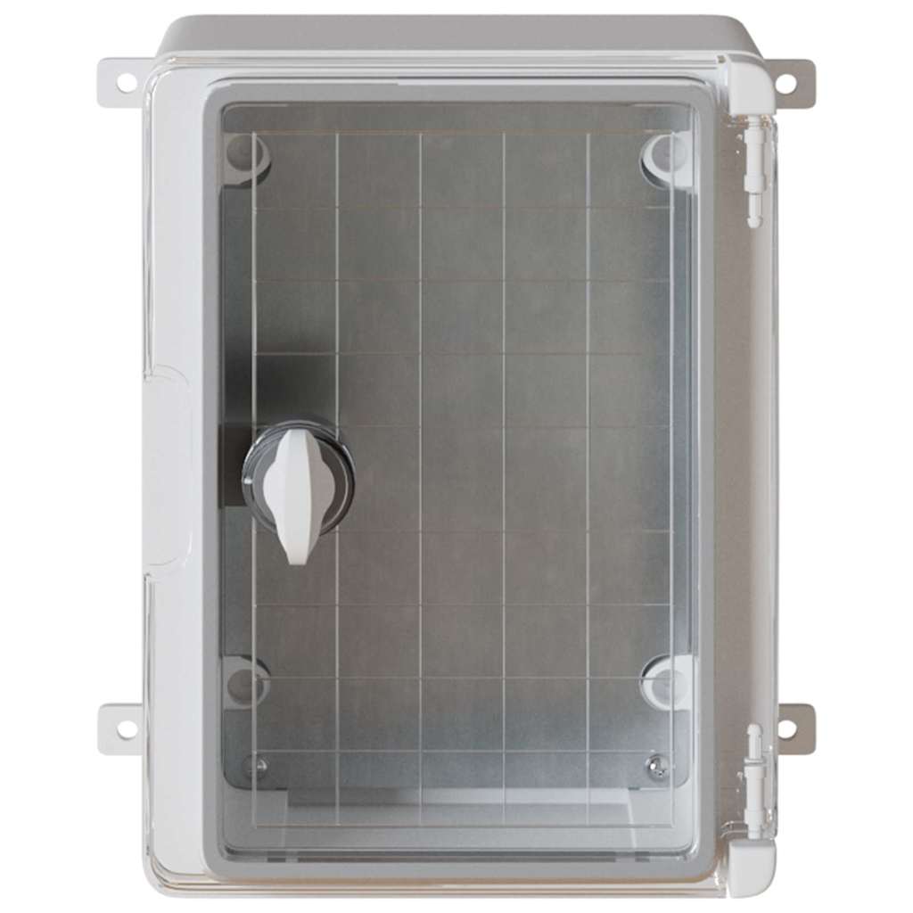 vidaXL Szafka sterownicza Szary 25 x 13 x 24 cm Plastik ABS