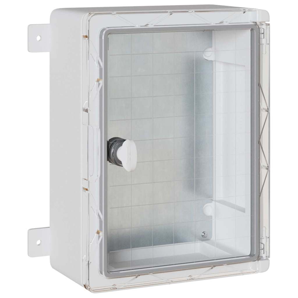 vidaXL Szafka sterownicza Szary 32 x 15 x 35 cm Plastik ABS