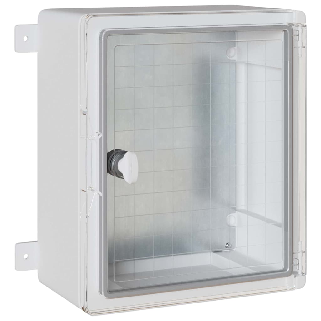 vidaXL Szafka sterownicza Szary 37 x 16,5 x 35 cm Plastik ABS