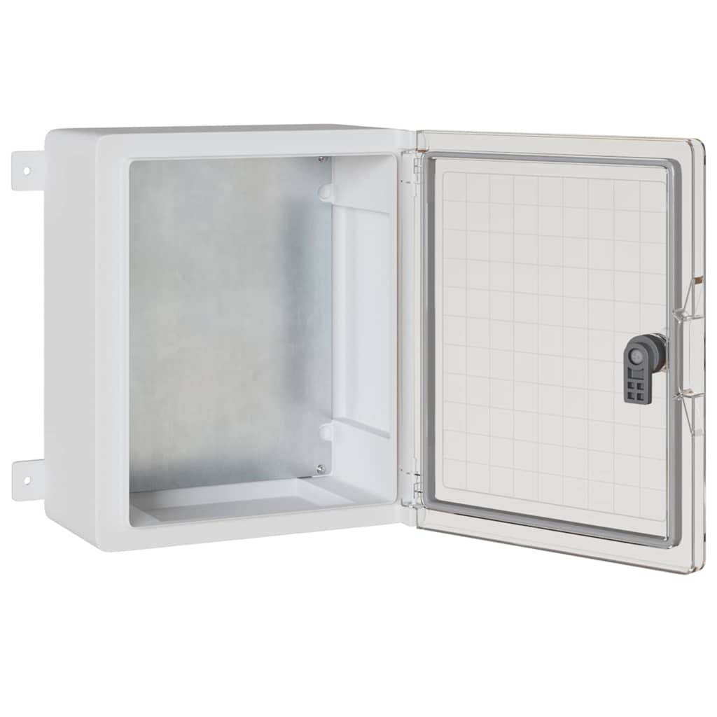vidaXL Szafka sterownicza Szary 37 x 16,5 x 35 cm Plastik ABS