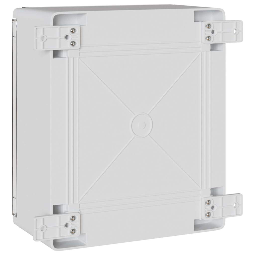 vidaXL Szafka sterownicza Szary 37 x 16,5 x 35 cm Plastik ABS
