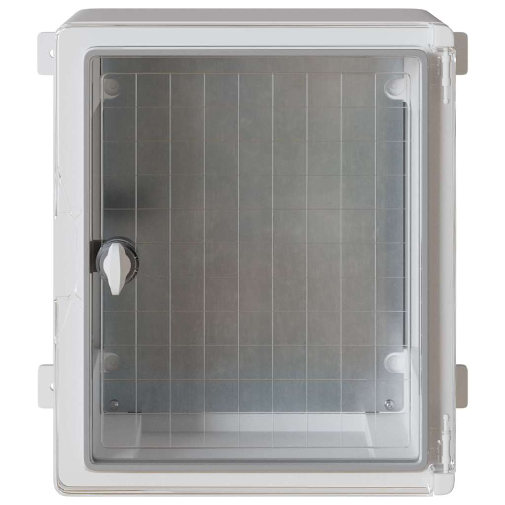 vidaXL Szafka sterownicza Szary 37 x 16,5 x 35 cm Plastik ABS