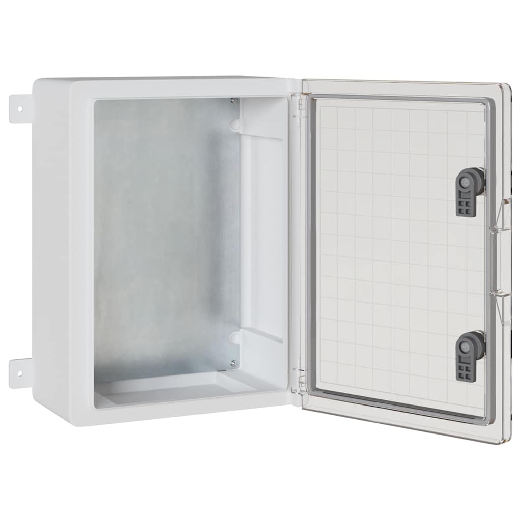 vidaXL Szafka sterownicza Szary 37 x 19,5 x 40 cm Plastik ABS