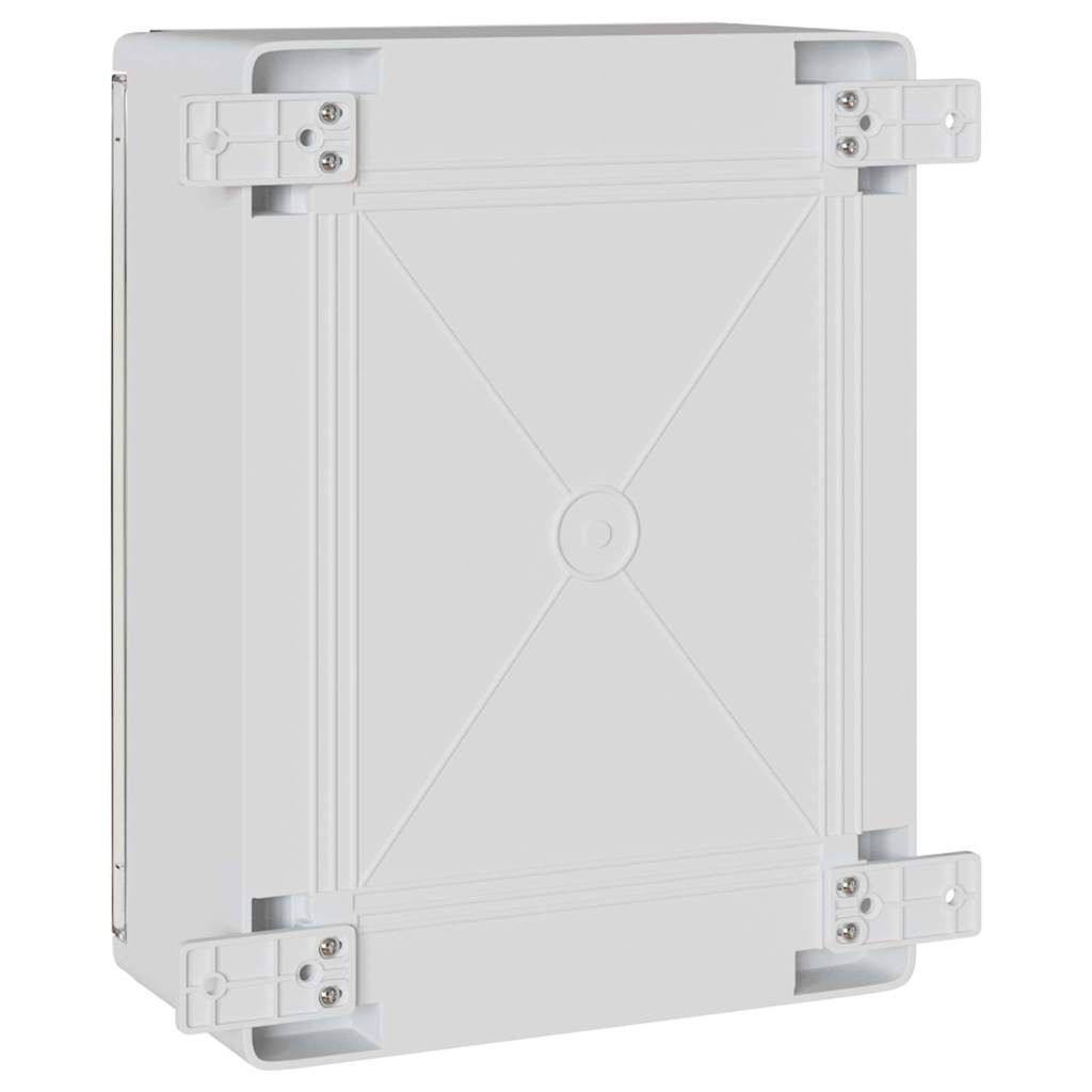 vidaXL Szafka sterownicza Szary 37 x 19,5 x 40 cm Plastik ABS
