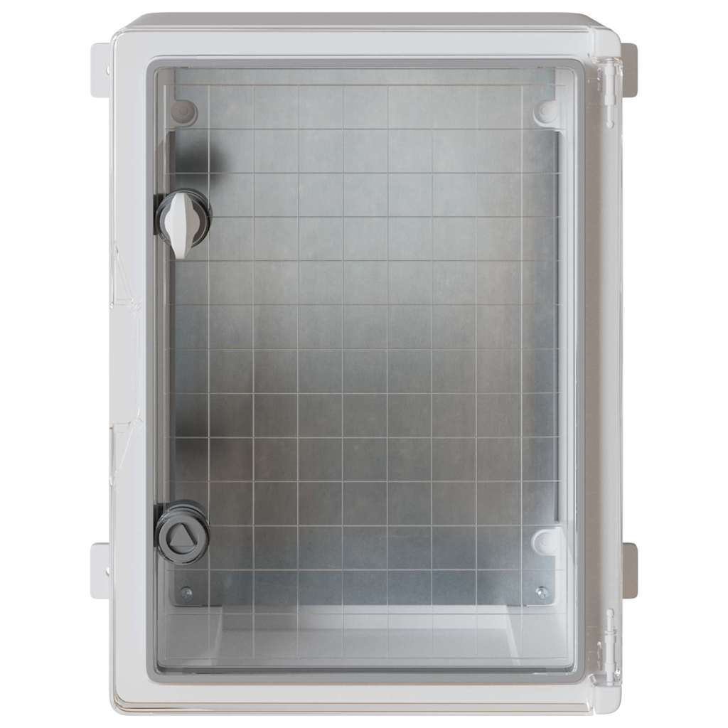 vidaXL Szafka sterownicza Szary 37 x 19,5 x 40 cm Plastik ABS