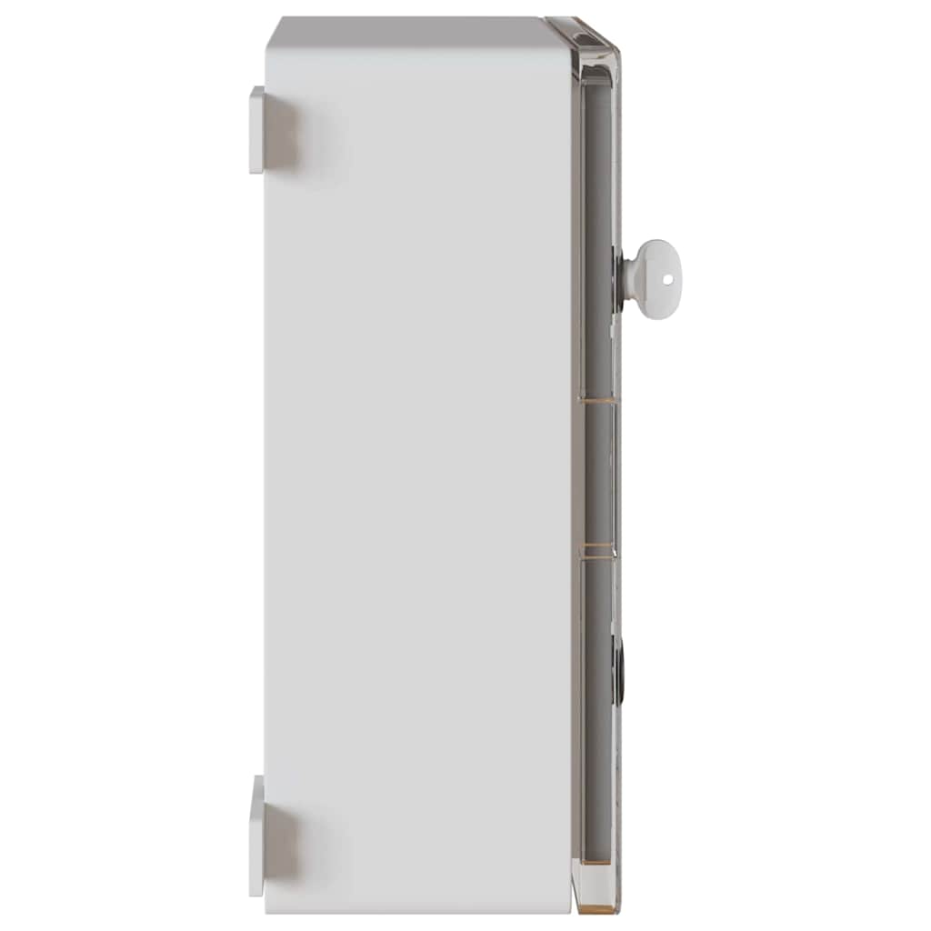vidaXL Szafka sterownicza Szary 37 x 19,5 x 40 cm Plastik ABS