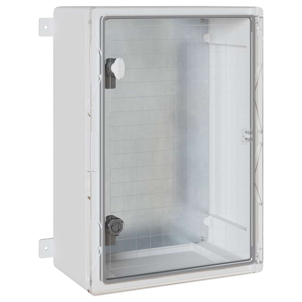vidaXL Szafka sterownicza Szary 42 x 19,5 x 50 cm Plastik ABS