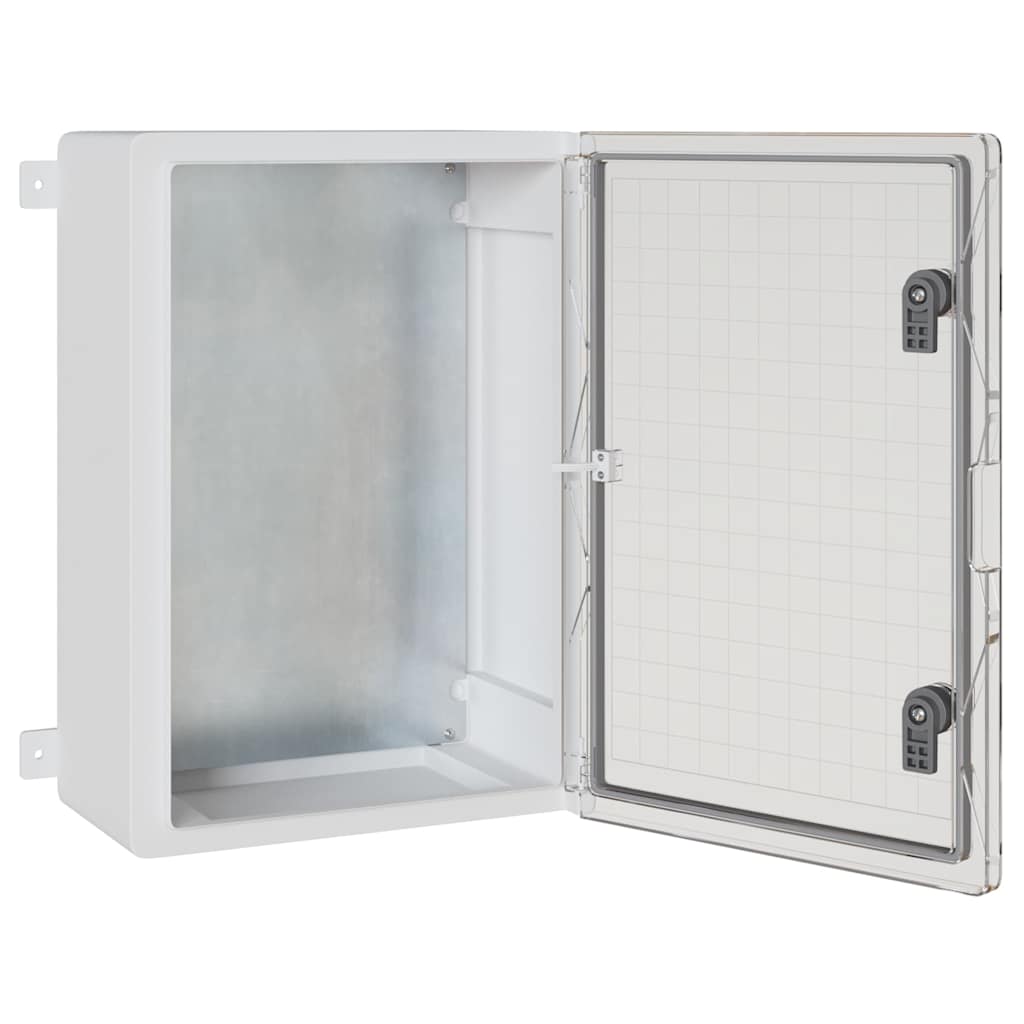 vidaXL Szafka sterownicza Szary 42 x 19,5 x 50 cm Plastik ABS