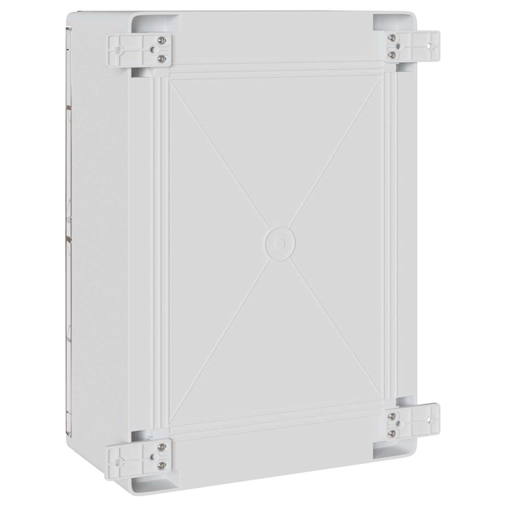 vidaXL Szafka sterownicza Szary 42 x 19,5 x 50 cm Plastik ABS