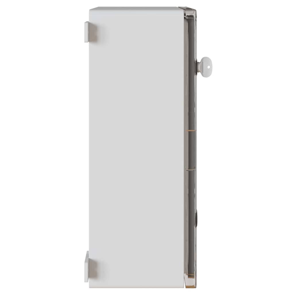 vidaXL Szafka sterownicza Szary 42 x 19,5 x 50 cm Plastik ABS