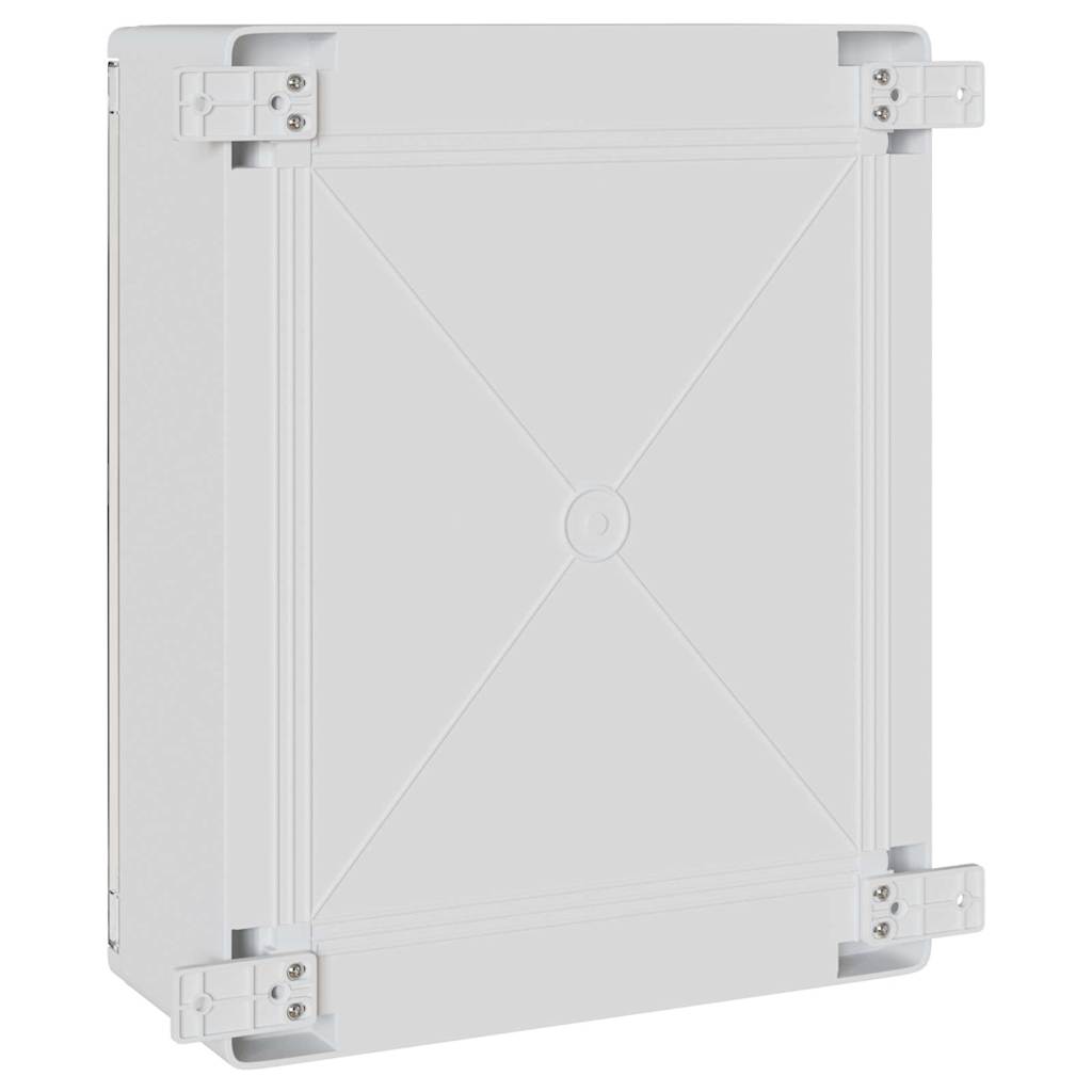 vidaXL Szafka sterownicza Szary 47 x 17,5 x 50 cm Plastik ABS