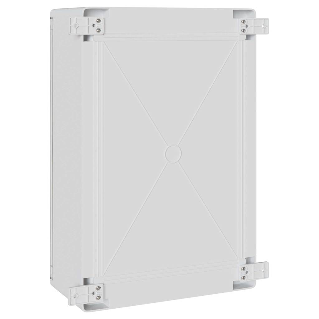 vidaXL Szafka sterownicza Szary 47 x 20 x 50 cm Plastik ABS