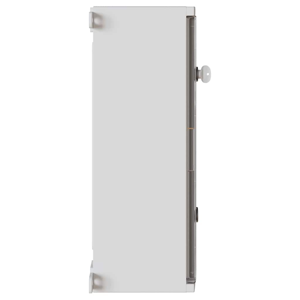 vidaXL Szafka sterownicza Szary 57 x 23 x 60 cm Plastik ABS