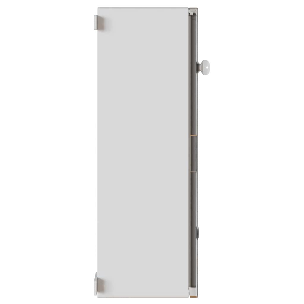 vidaXL Szafka sterownicza Szary 57 x 24,5 x 70 cm Plastik ABS