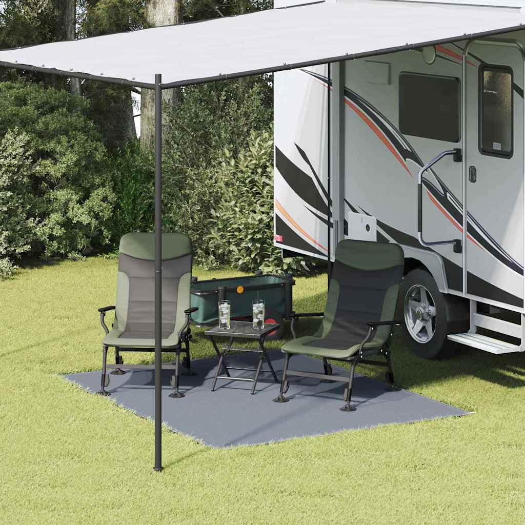 vidaXL Dywan pod namiot Niebieski i szary 200 x 250 cm Polietylen
