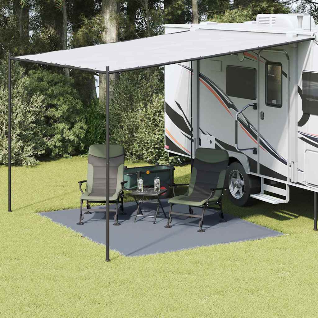 vidaXL Dywan pod namiot Niebieski i szary 300 x 250 cm Polietylen