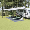 vidaXL Dywan pod namiot Niebieski i szary 550 x 250 cm Polietylen