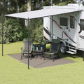 vidaXL Dywan pod namiot Jasnoszary 350 x 250 cm Polietylen