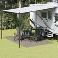 vidaXL Dywan pod namiot Jasnoszary 400 x 250 cm Polietylen