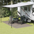 vidaXL Dywan pod namiot Jasnoszary 450 x 250 cm Polietylen