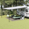 vidaXL Dywan pod namiot Jasnoszary 400 × 300 cm Polietylen