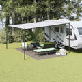 vidaXL Dywan pod namiot Jasnoszary 500 × 300 cm Polietylen
