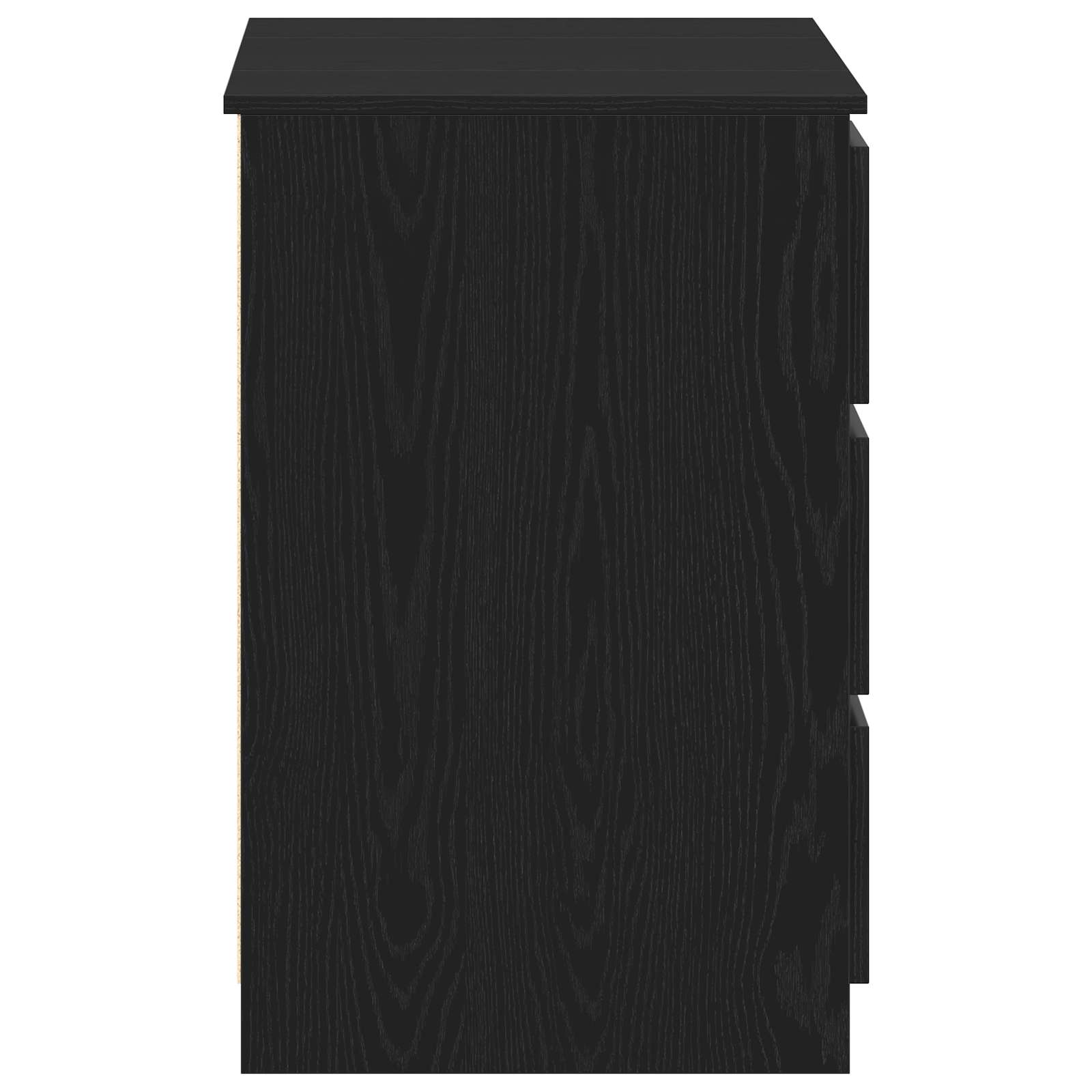 vidaXL Biurko Czarny Dąb 140 x 50 x 76 cm Materiał drewnopochodny