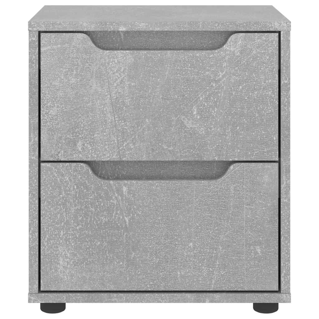 vidaXL Szafka nocna "VISNES" Beton Szary 45x40x50 cm Drewno klejone