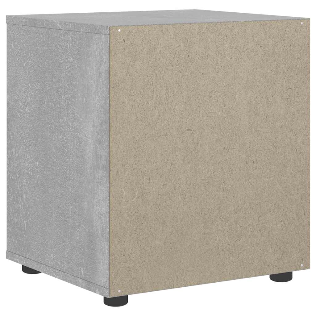 vidaXL Szafka nocna "VISNES" Beton Szary 45x40x50 cm Drewno klejone