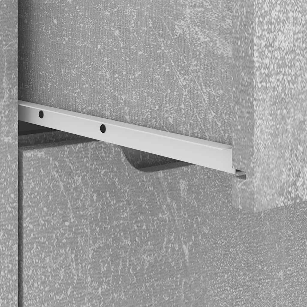 vidaXL Szafka nocna "VISNES" Beton Szary 45x40x50 cm Drewno klejone