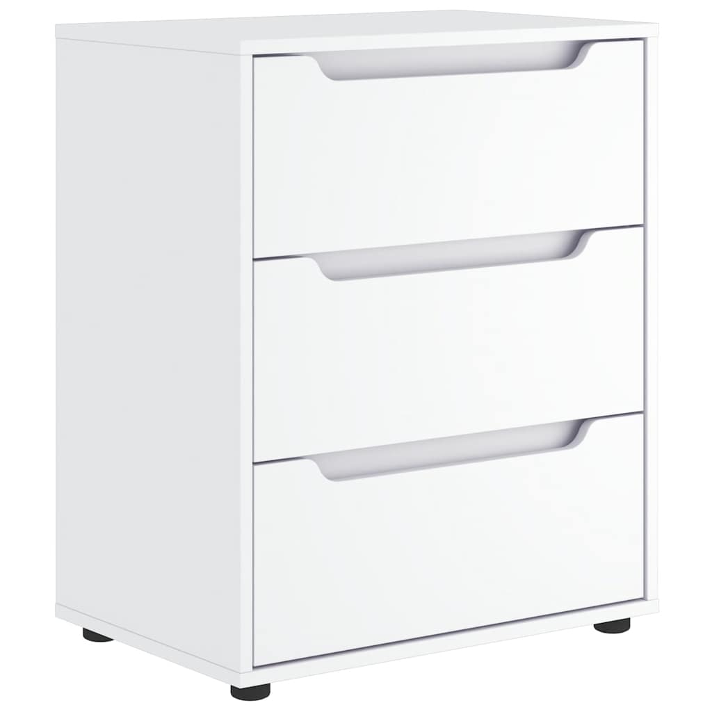 vidaXL Komoda "VISNES" Biała 60x40x73 cm Drewno klejone