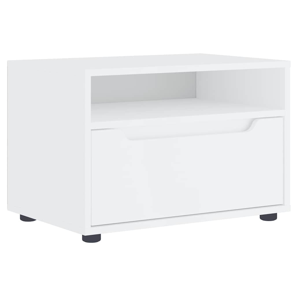 vidaXL Szafka pod TV "VISNES" Biała 60x40x38 cm Drewno klejone